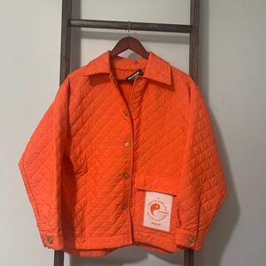 Nocturne Orange Quilted Jacket
